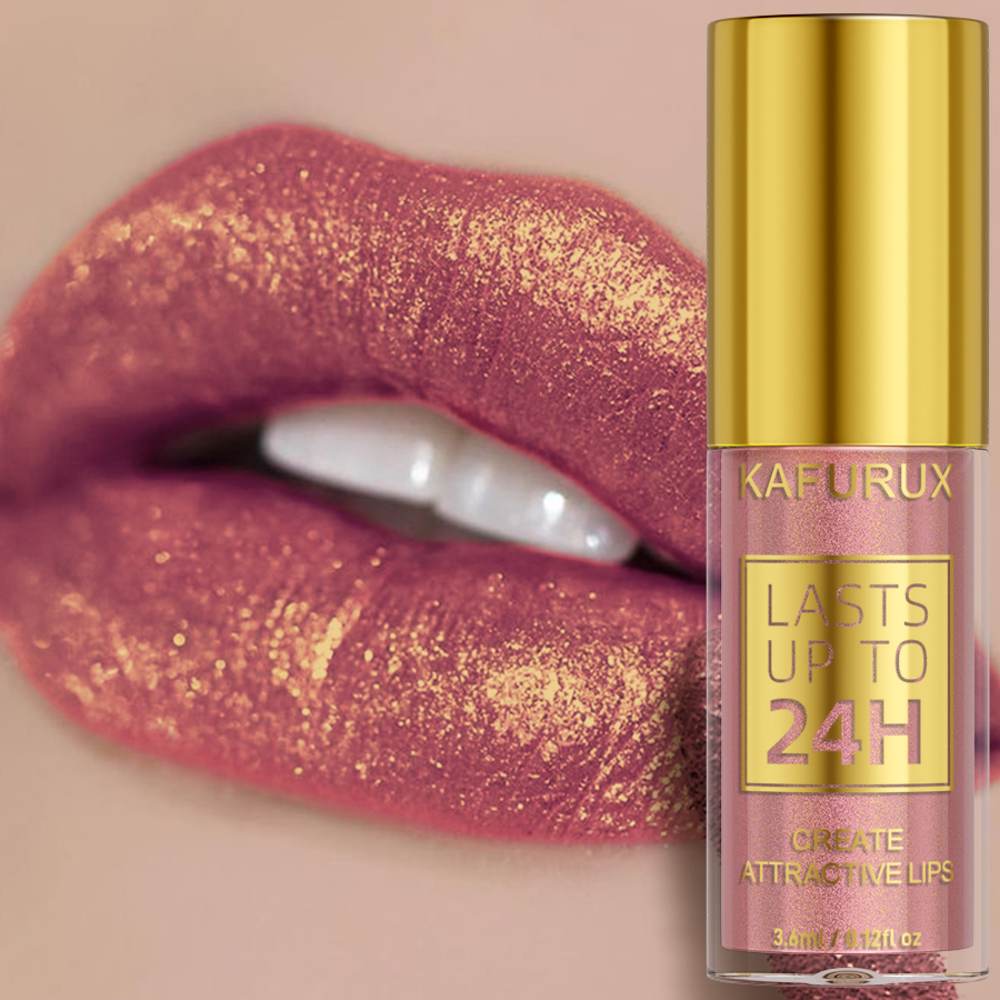 Lip Tint Korean - 1 STÜCK Glitter Metallic 14 Farben