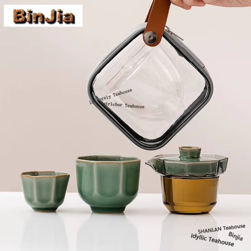 Celadon Ceramic Cup - Yue Ofen Celadon Reise tragbare Gast