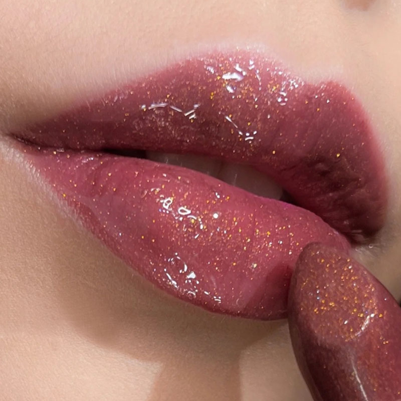 Lip Tint Korean - Dauerhafte Glitzer Lippenstift wasserdichte nackte Lippen