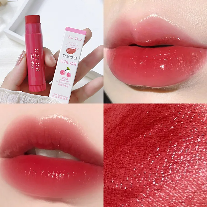Lip Tint Korean - Verblassen Lippen linie Anti-Trocknungs-Lippenstift niedlichen roten