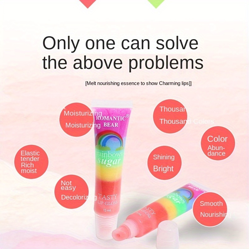 15 Stück Regenbogen-Perlen-Lip – Lip Tint Korean Bewertung und Preis