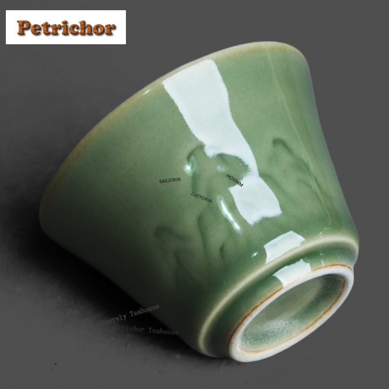 50ml Yue Kiln Celadon Relief T – Celadon Ceramic Cup Bewertung und Preis