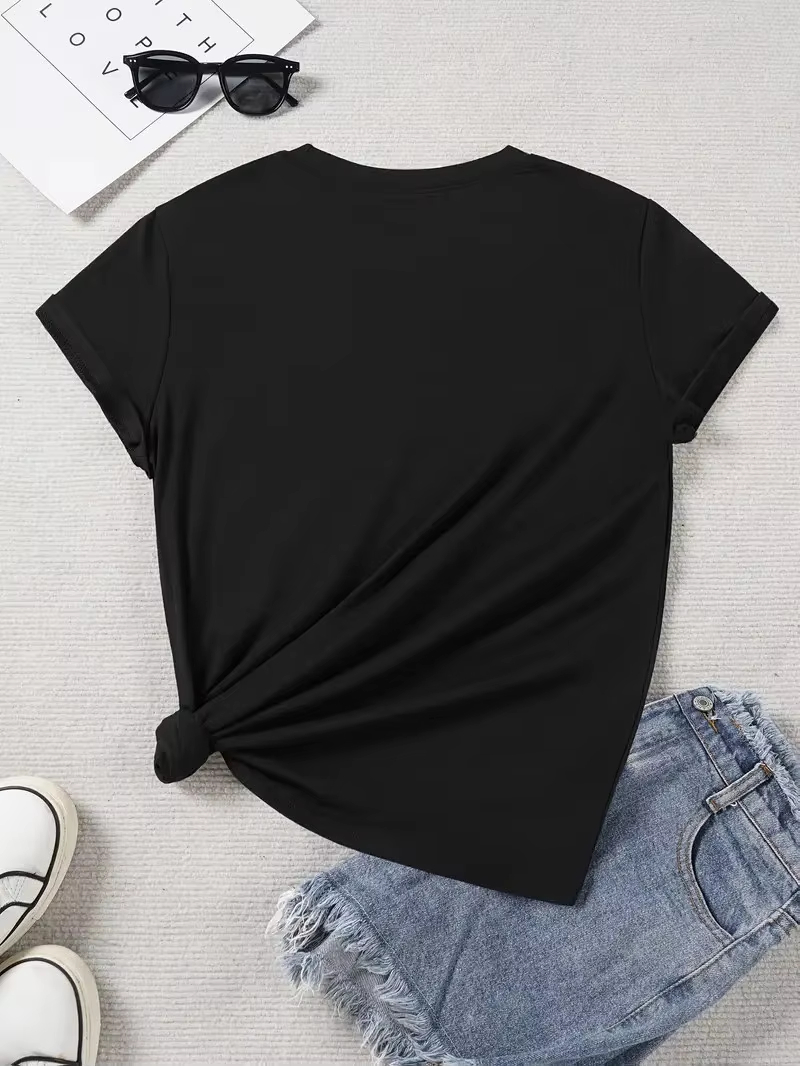 Damen-T-Shirt mit einer Illust – Korean Lifestyle Trends Bewertung und Preis
